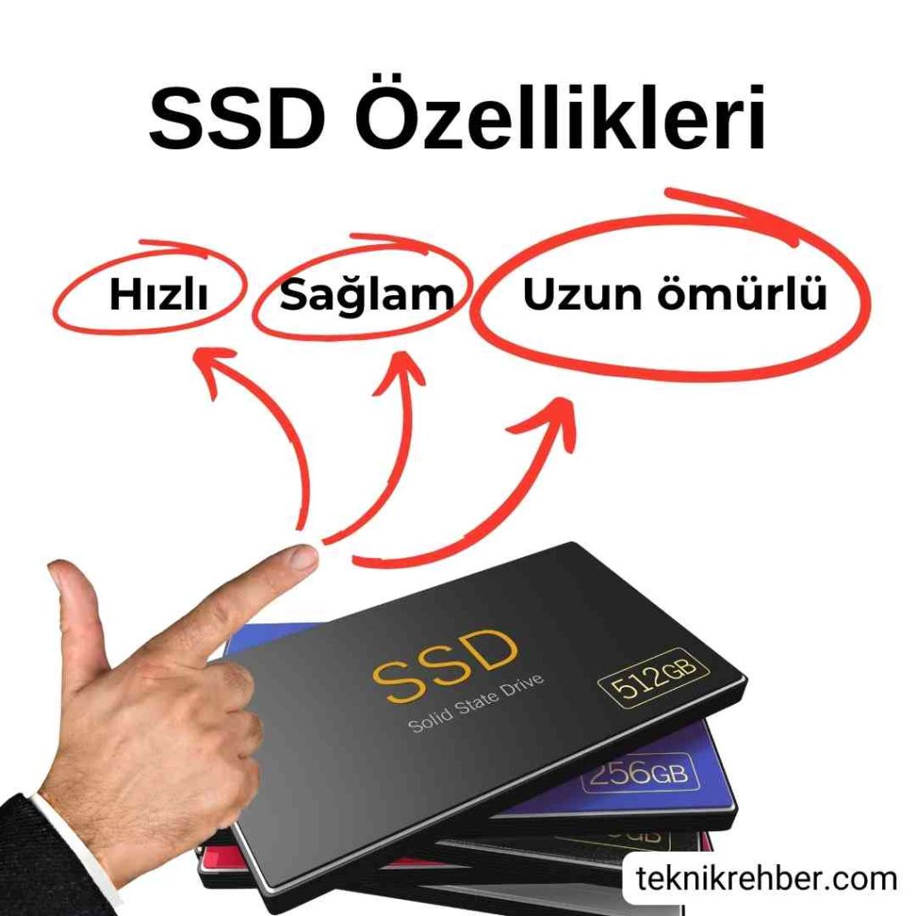 SSD Nedir, Açılımı Nedir, SSD Ne İşe Yarar? SSD Özellikleri 2 SSD özellikleri.