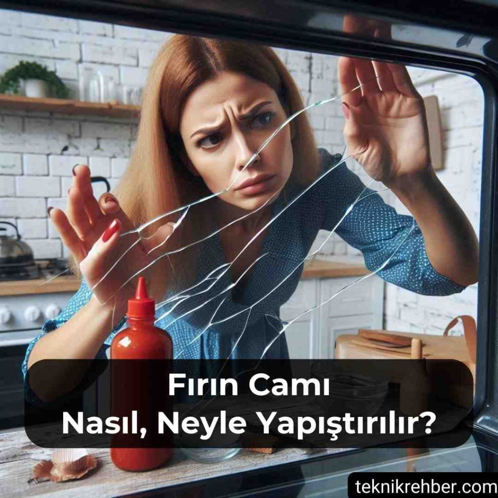 Fırın Camı Yapıştırma, Fırın Camı Neyle Yapıştırılır? 1 Fırın camı yapıştırma.
