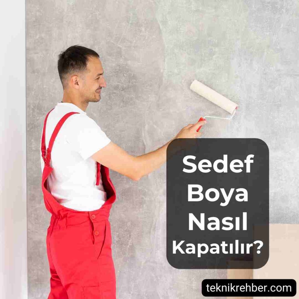 Sedef Boyanın Üstüne Boya Yapmak, Kapatmak ve Çıkarmak 3 Sedef boya nasıl kapatılır?