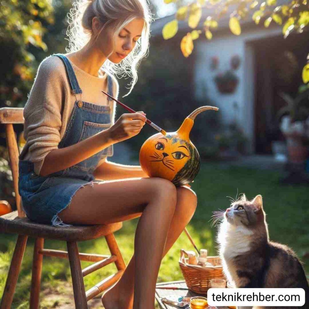 Su Kabağı Boyama Nasıl Yapılır? 1 Su kabağı boyama.