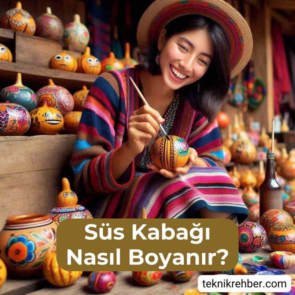 Su Kabağı Boyama Nasıl Yapılır? 4 Süs kabağı nasıl boyanır?