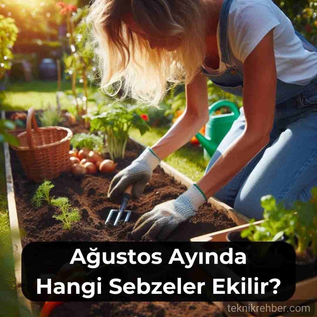 Ağustos Ayında Ne Ekilir? Sebzeler, Tohumlar, Bitkiler ve Çiçekler 4 Ağustos ayında hangi sebzeler ekilir?