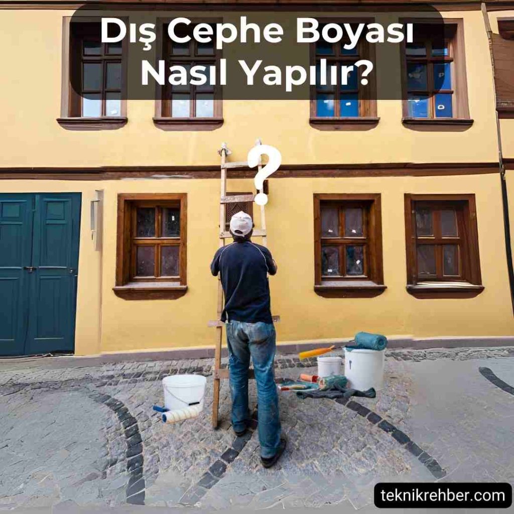 Dış Cephe Boyama Nasıl Yapılır? 2 Dış cephe boyama. Dış cephe boyası nasıl yapılır?