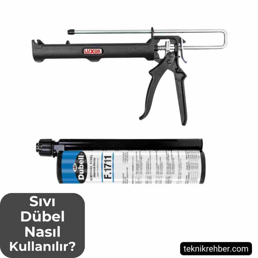 Kimyasal dübel kullanımı.