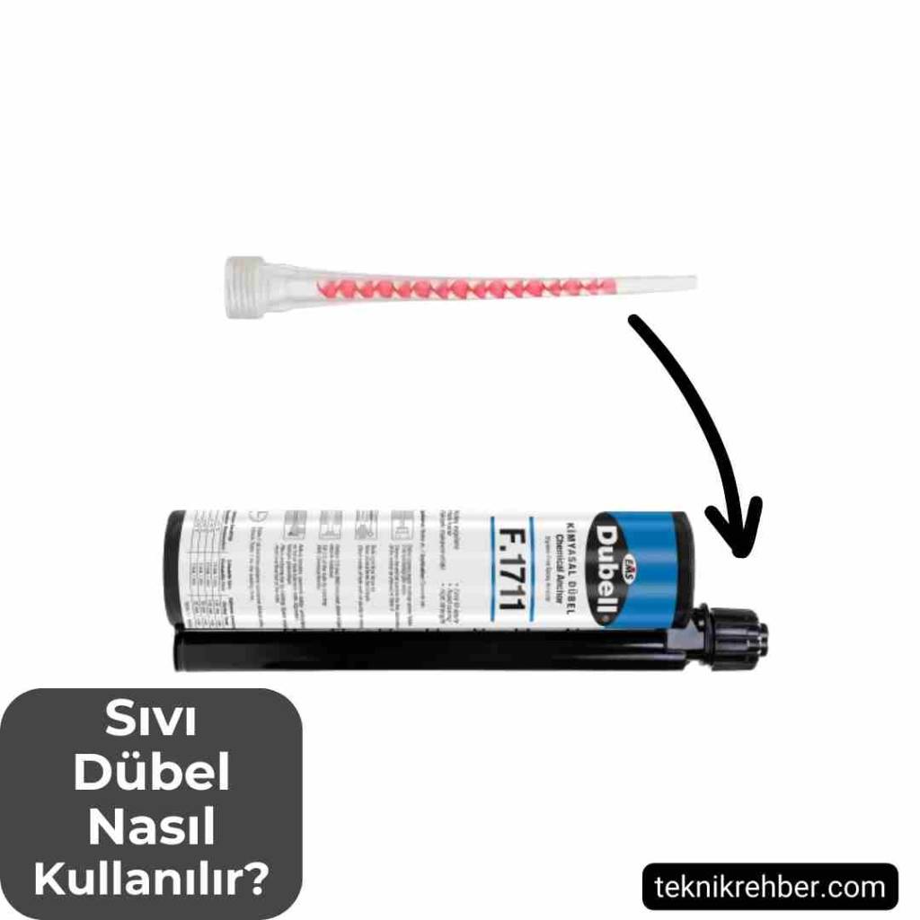 Epoksi dübel kullanımı.