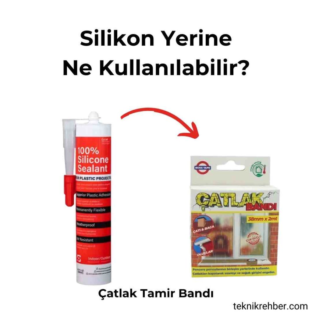 Silikon Yerine Ne Kullanılabilir? 5 Penceren önüne silikon yerine bant.