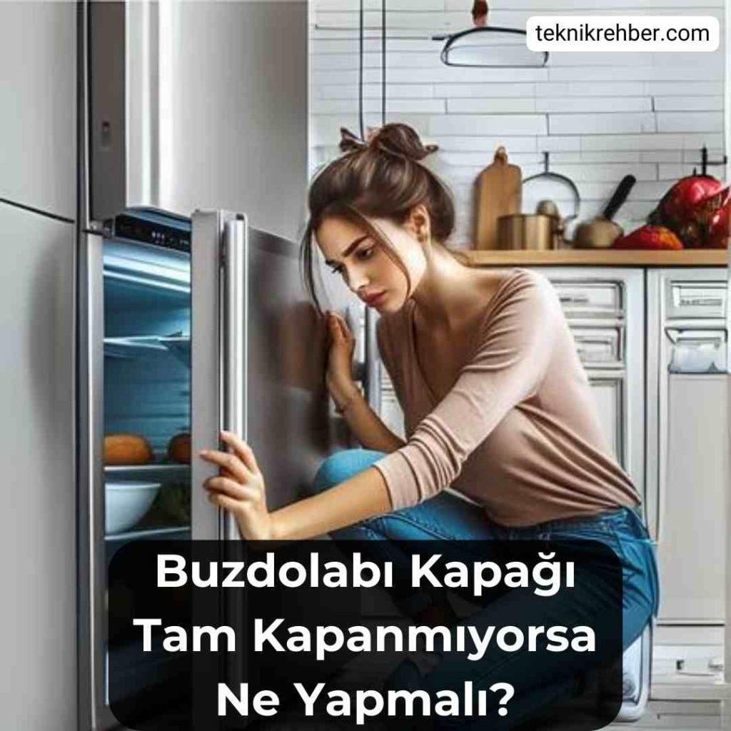 Buzdolabı kapağı tam kapanmıyor.