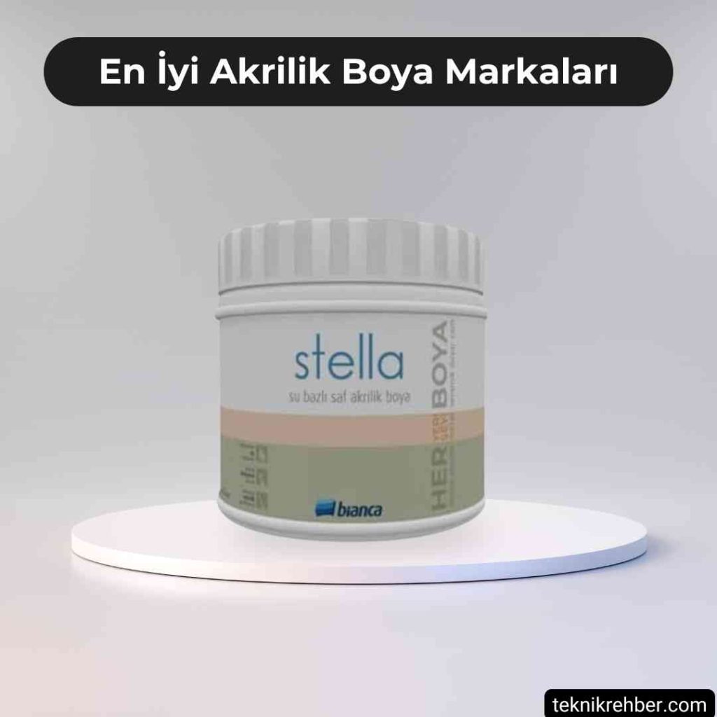 Profesyonel, En İyi Akrilik Boya Markaları 7 Bianca akrilik boya iyi mi?
