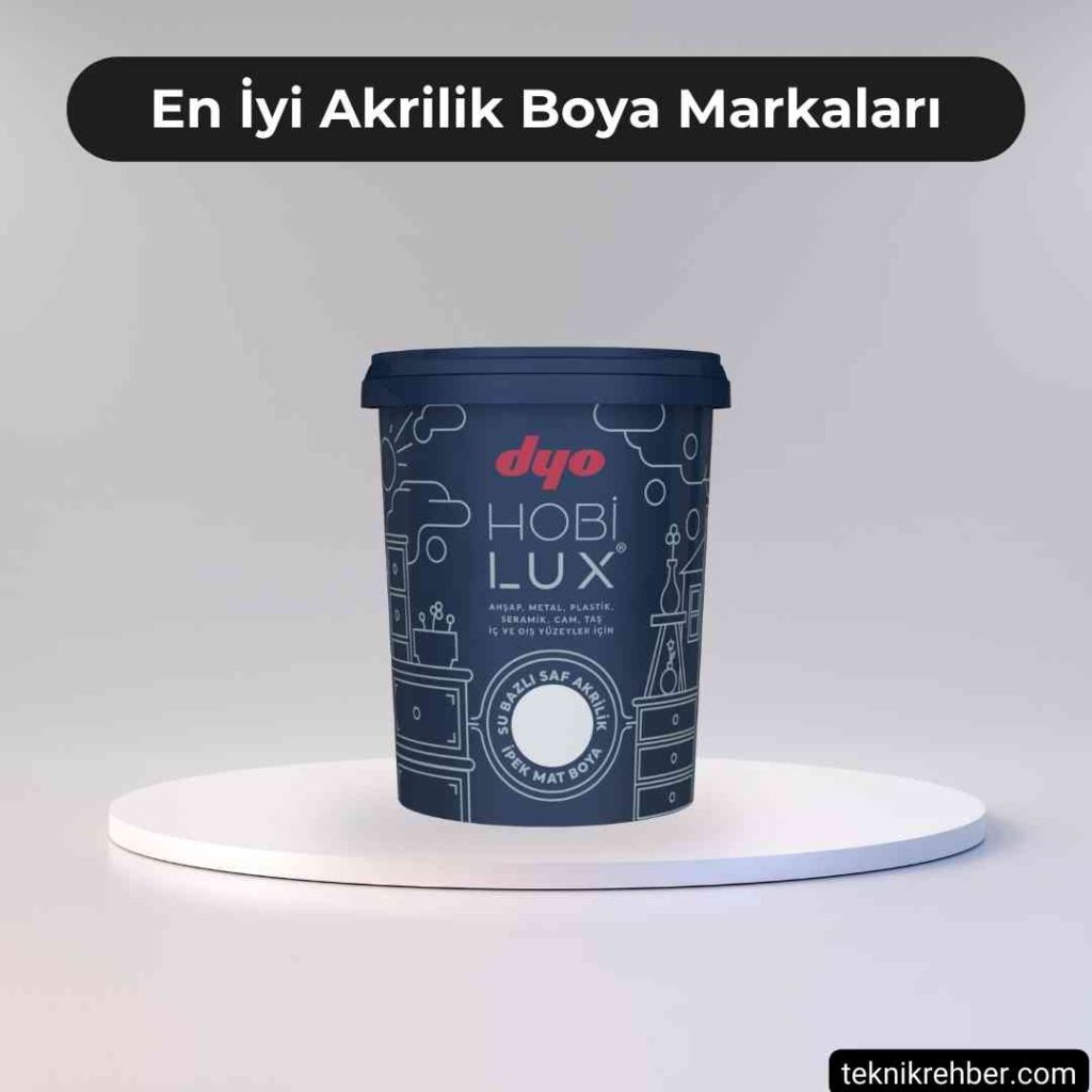 Profesyonel, En İyi Akrilik Boya Markaları 4 Dyo akrilik boya iyi mi?