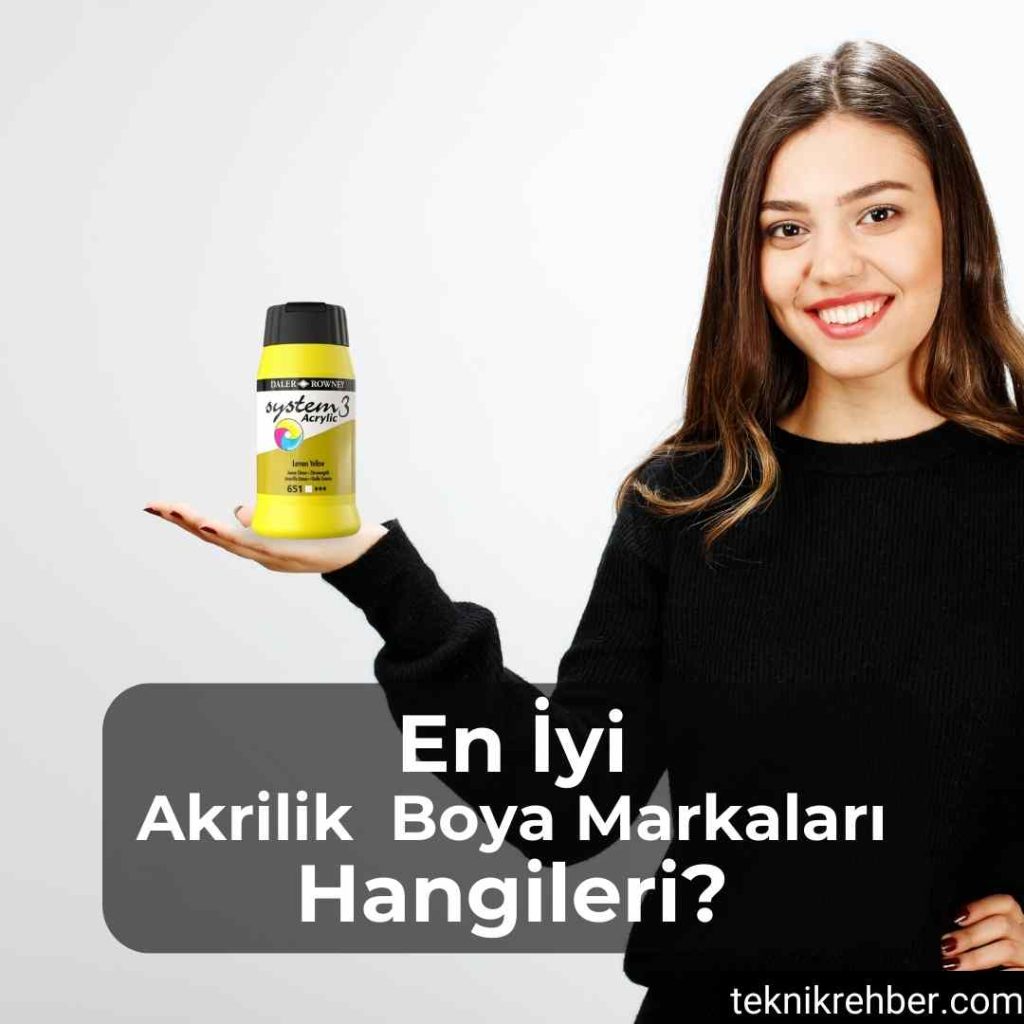 Profesyonel, En İyi Akrilik Boya Markaları 1 En iyi akrilik boya markaları.