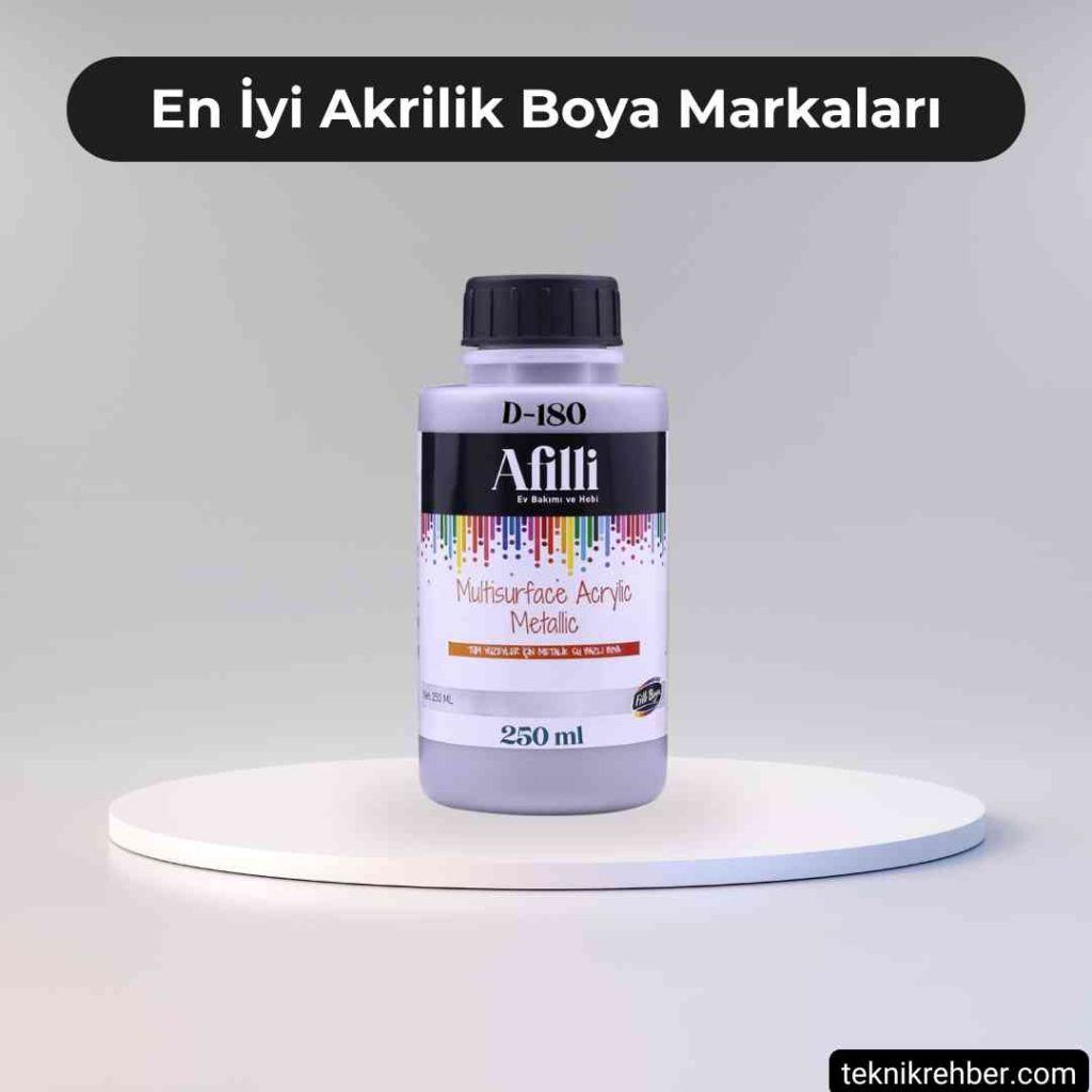 Profesyonel, En İyi Akrilik Boya Markaları 8 Filli akrilik boya iyi mi?