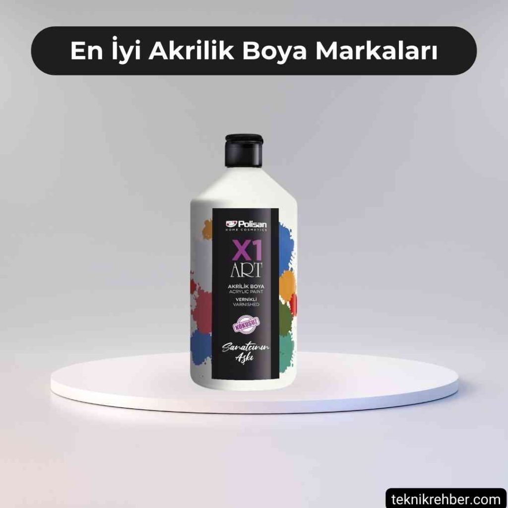 Profesyonel, En İyi Akrilik Boya Markaları 5 Polisan akrilik boya iyi mi?