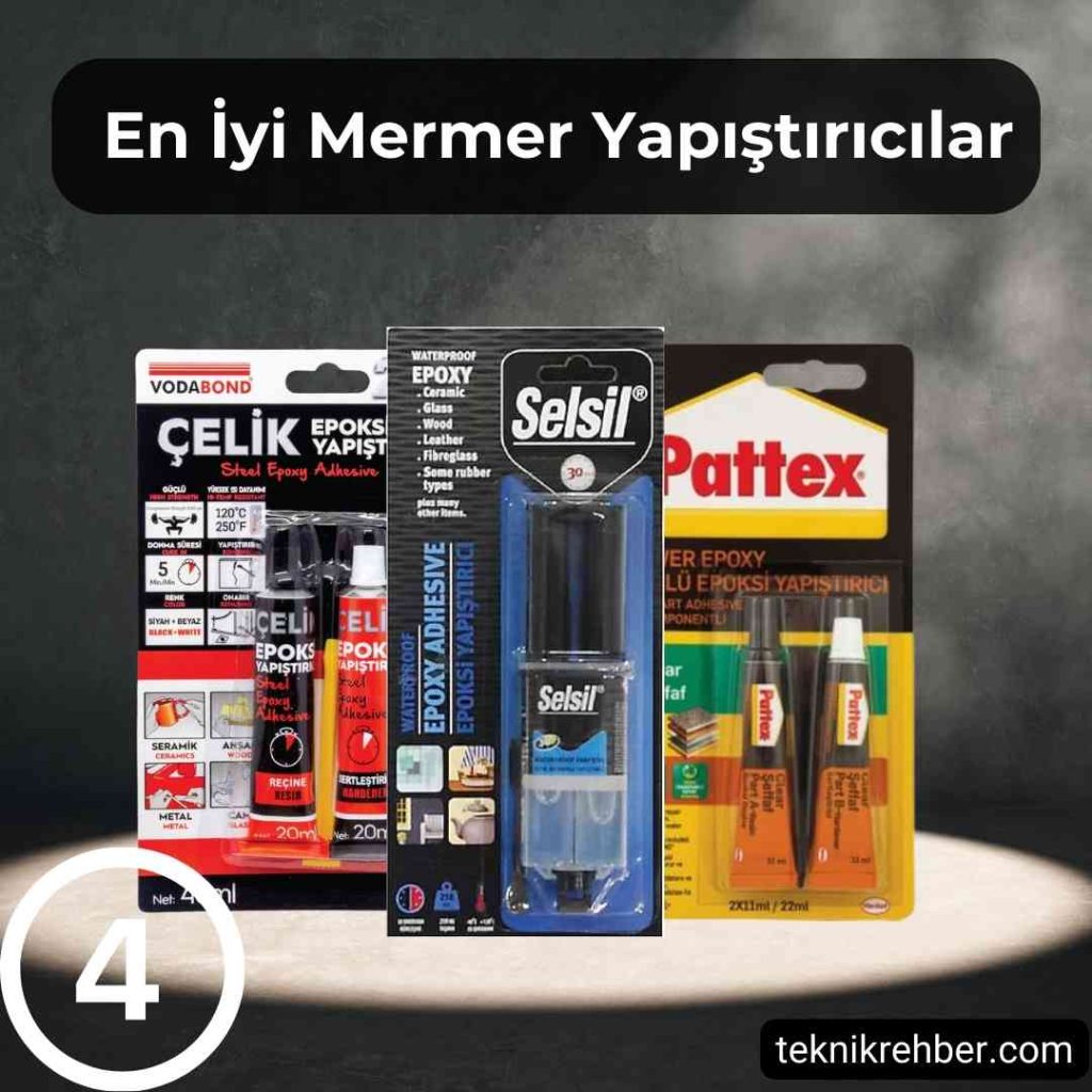 En Güçlü, En İyi Mermer Yapıştırıcısı Hangisi? 5 Mermer yapıştırıcı epoksi.