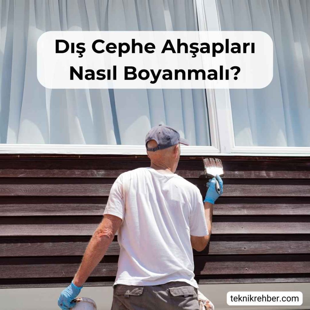 Dış Cephe Ahşap Boyama Neyle, Nasıl Yapılır? 1 Dış cephe ahşap boyama.