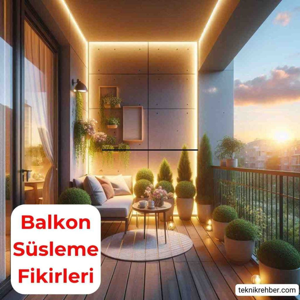 Balkon Duvar Süsleri ve Süsleme Fikirleri 8 Balkon duvar süsleri