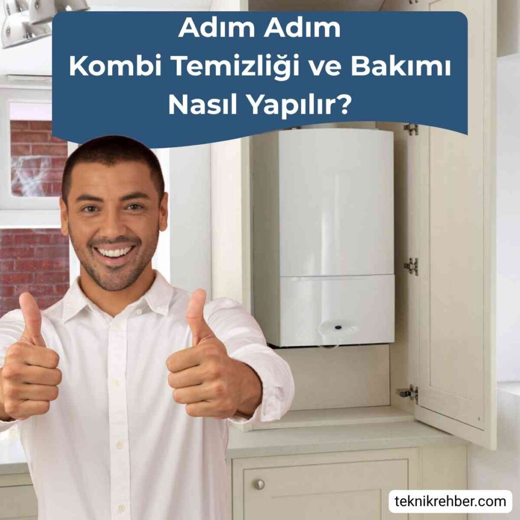 Kombi bakımı.