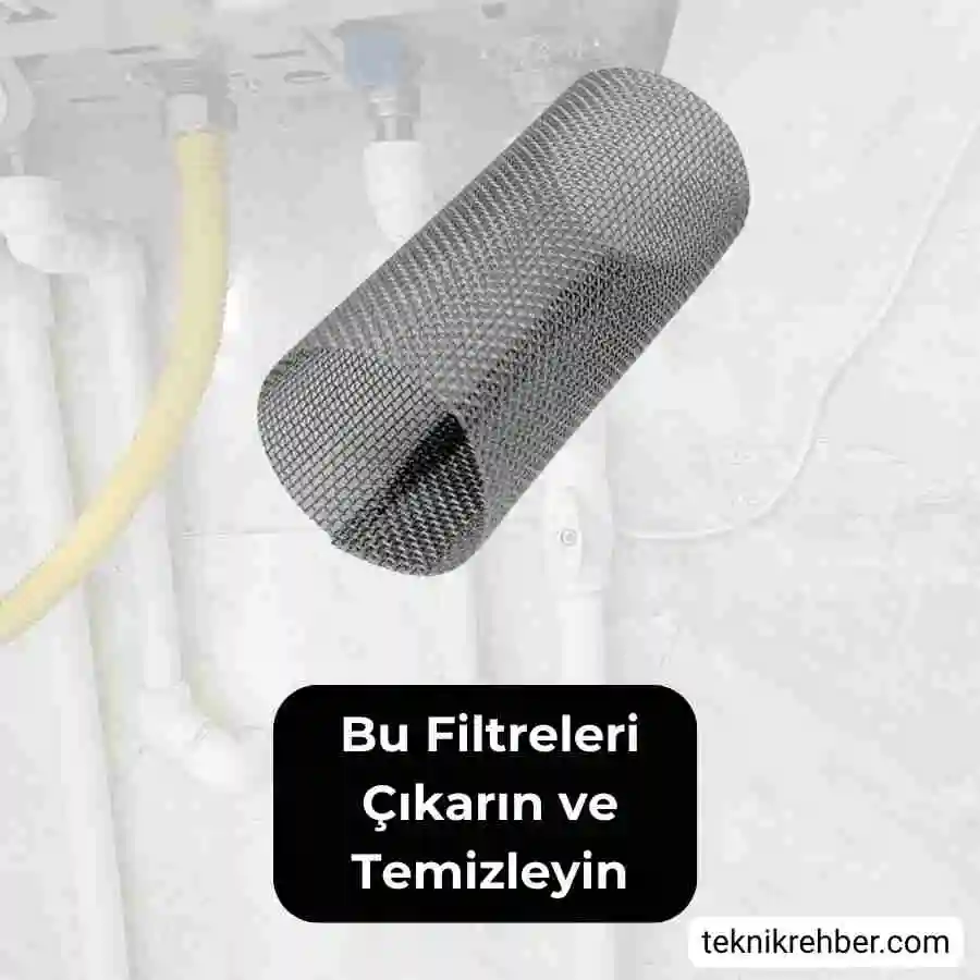 Kombi filtre temizliği