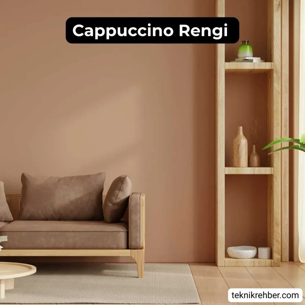 Kapucino rengi duvar