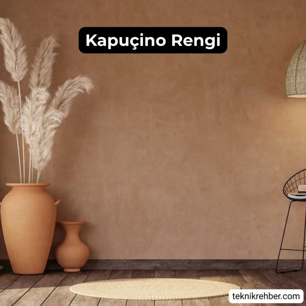 kapuçino rengi vurgu