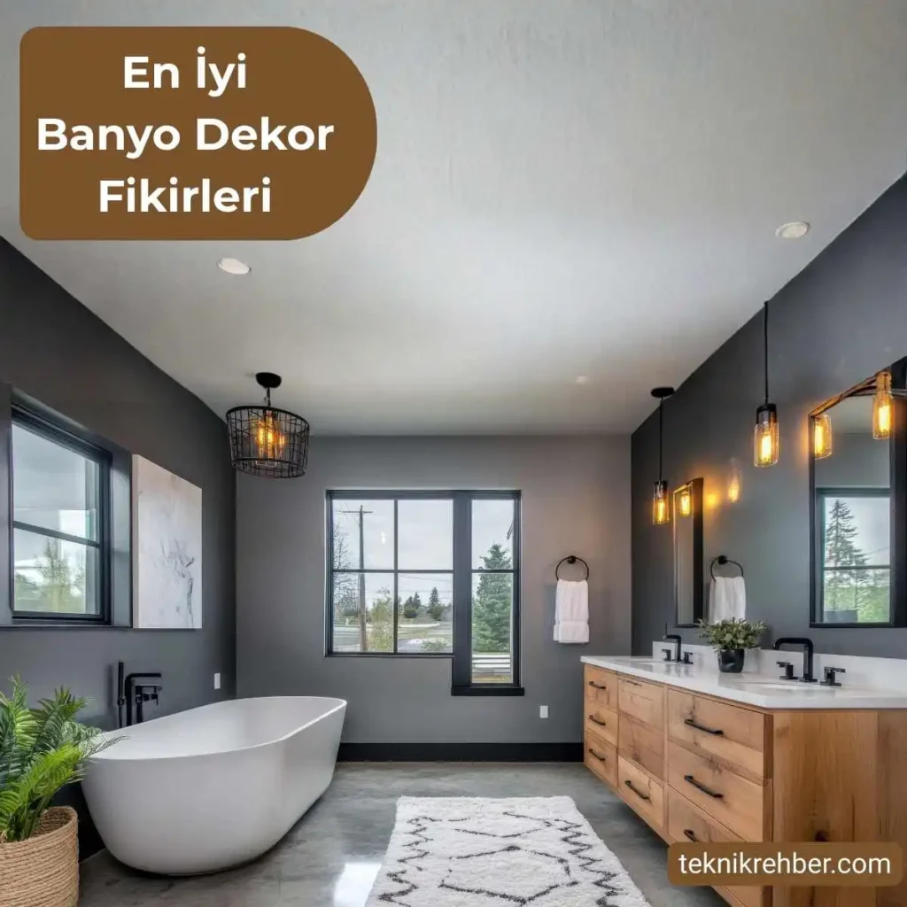En Güzel Banyo Dekor Fikirleri ve Dizayn Önerileri 2 Banyo dekorasyonu