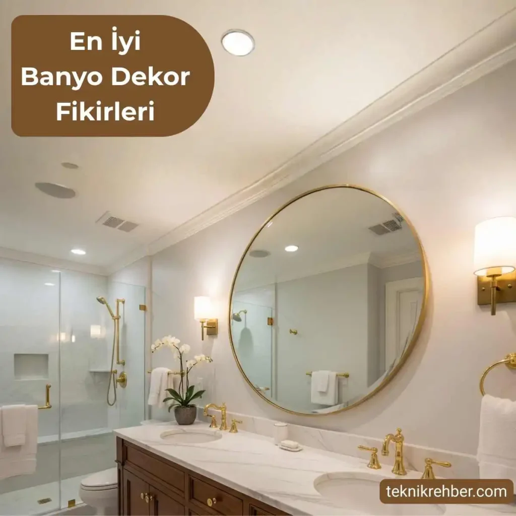 En Güzel Banyo Dekor Fikirleri ve Dizayn Önerileri 10 Banyo düzenleme fikirleri.