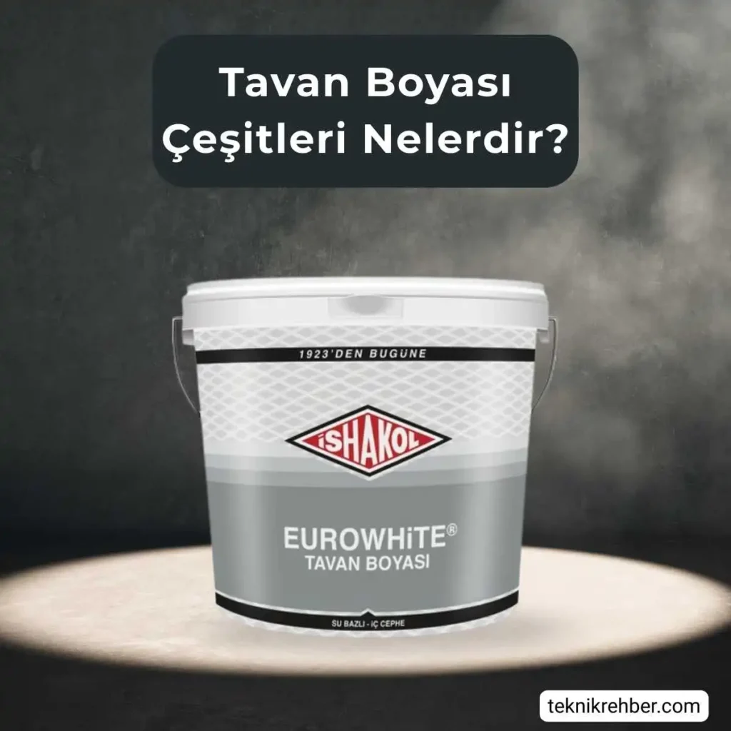 Tavan boyası çeşitleri nelerdir?