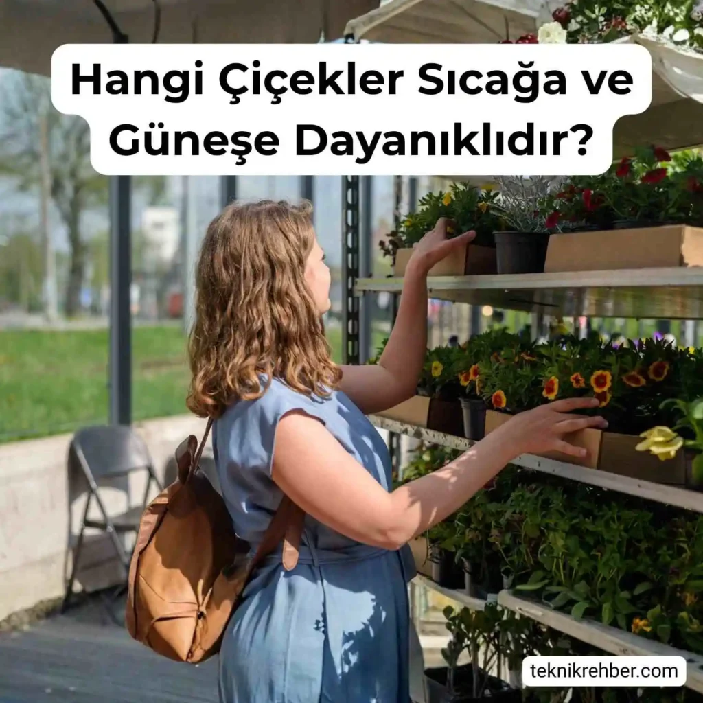 Güneşe ve Sıcağa Dayanıklı Çiçekler Nelerdir? 1 Sıcağa dayanıklı çiçekler.