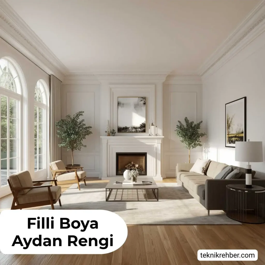 Filli boya aydan rengi salon.