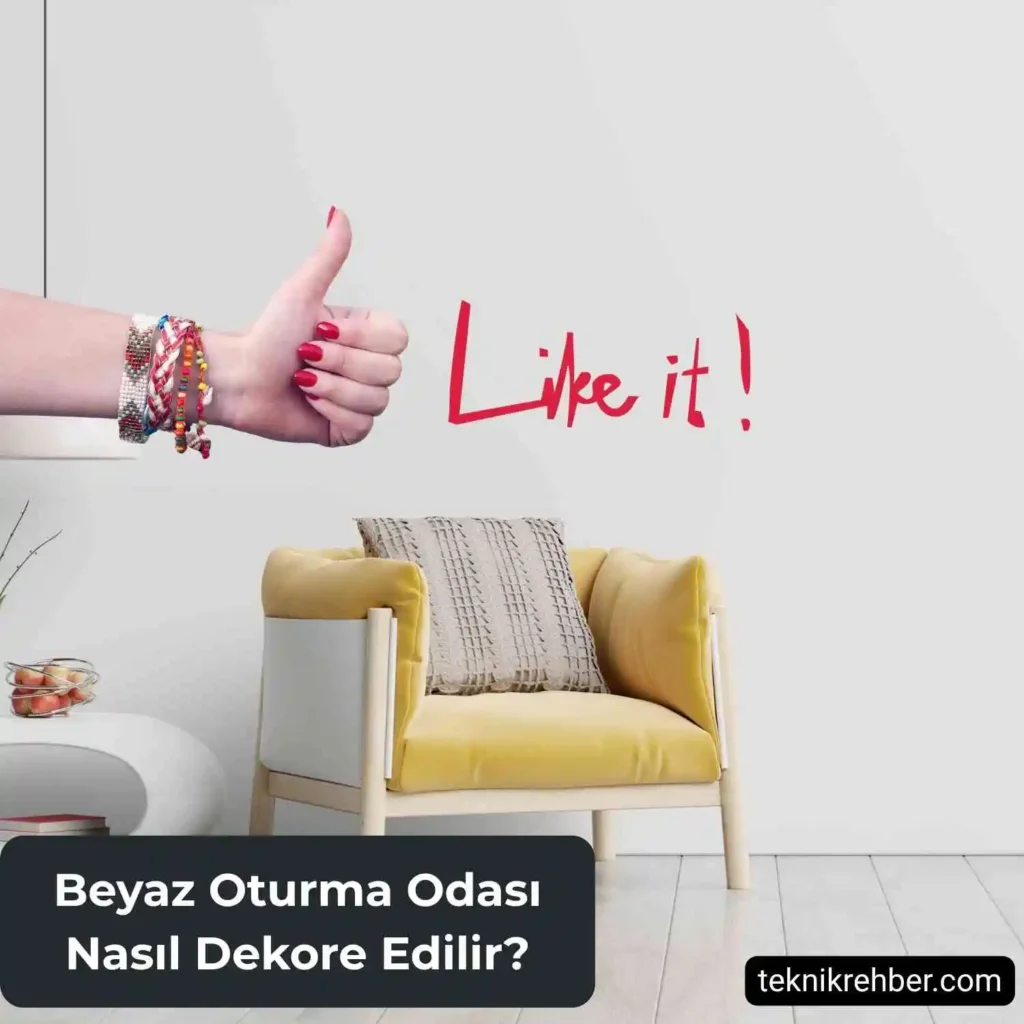 Beyaz Oturma Odası Dekorasyonu: Şık, Ferah ve Modern Örnekler 3 Beyaz oturma odası.
