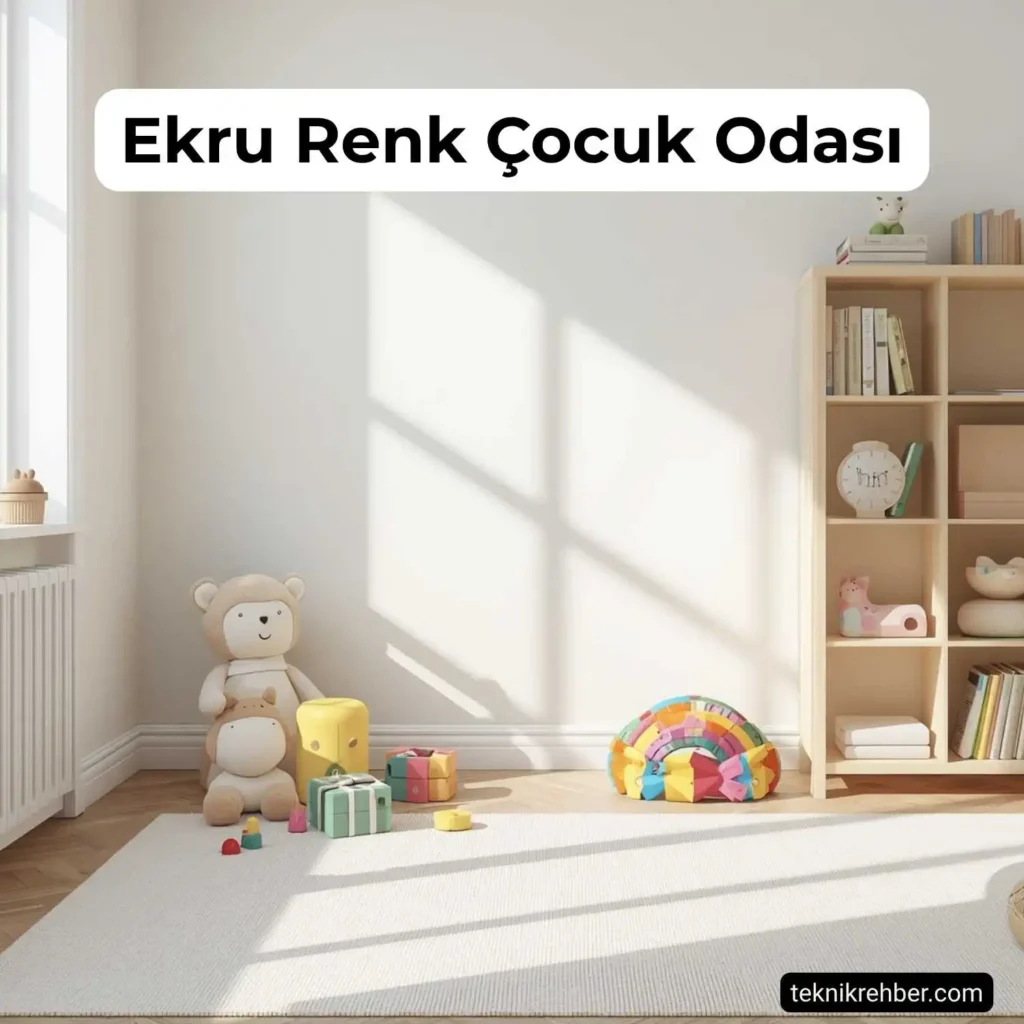 Ekru duvar boyası rengi.
