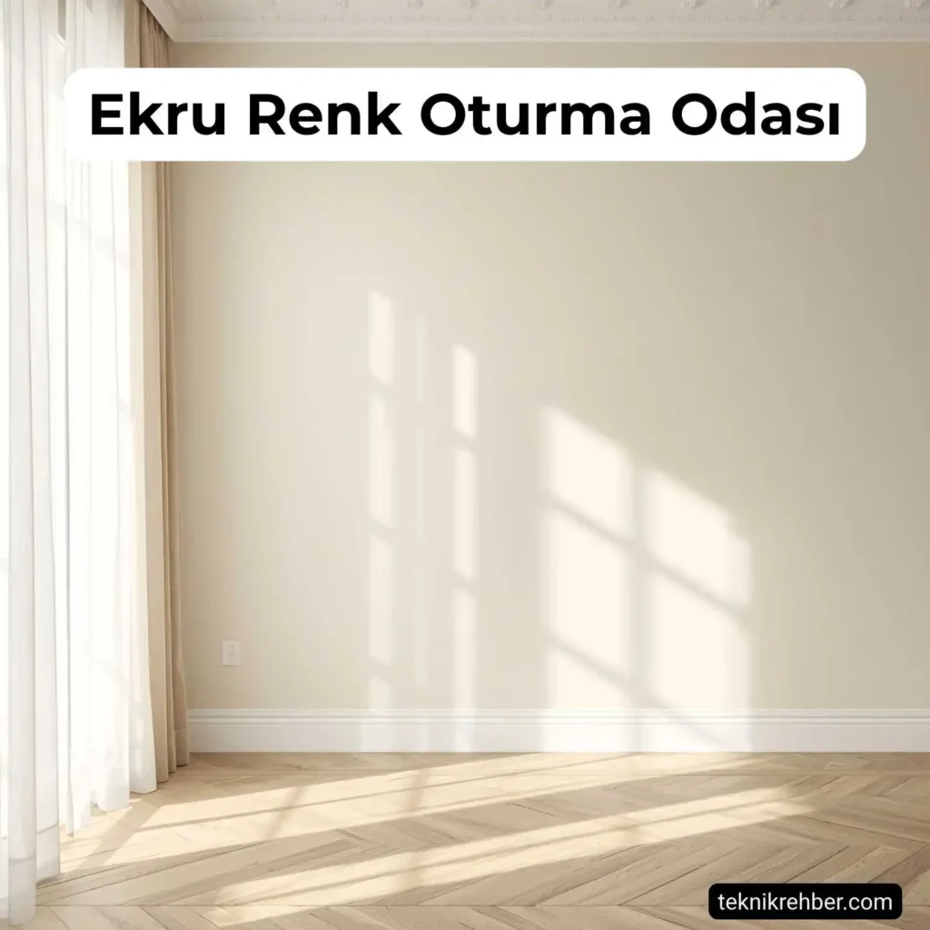 Ekru duvar boyası
