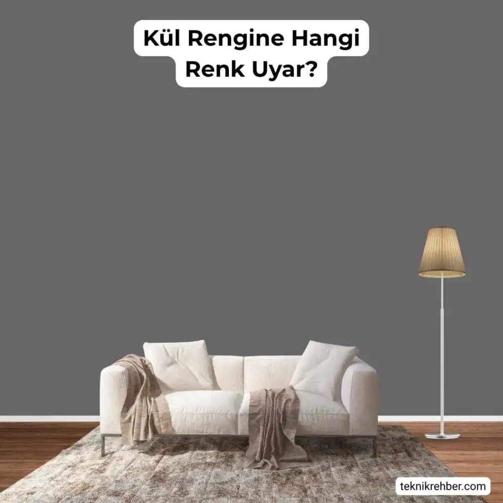 Kül Grisi Nasıl Bir Renk? Kül Gri Duvar Boyası Resimleri 5 Kül rengine hangi renk uyar?