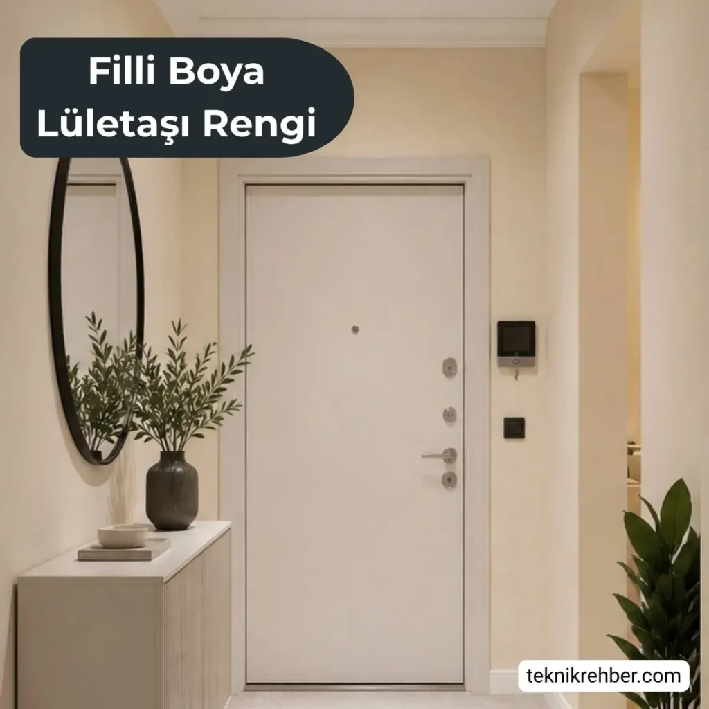 Filli Boya Lületaşı Rengi Boya İncelemesi (1088) 6 Lületaşı rengi antre.