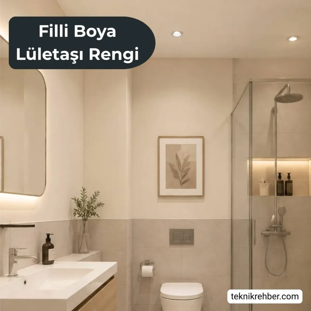 Filli Boya Lületaşı Rengi Boya İncelemesi (1088) 7 Lületaşı rengi banyo