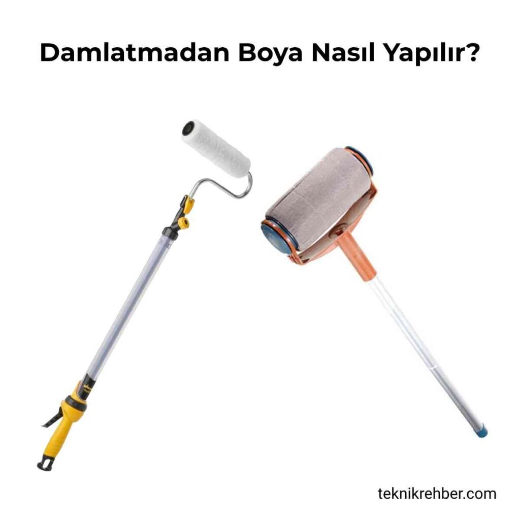 Damlatmadan Boya Nasıl Yapılır? Boyama Teknikleri ve Gerekli Araçlar 3 Akıllı boya rulosu ile damlatmadan boya yapmak.