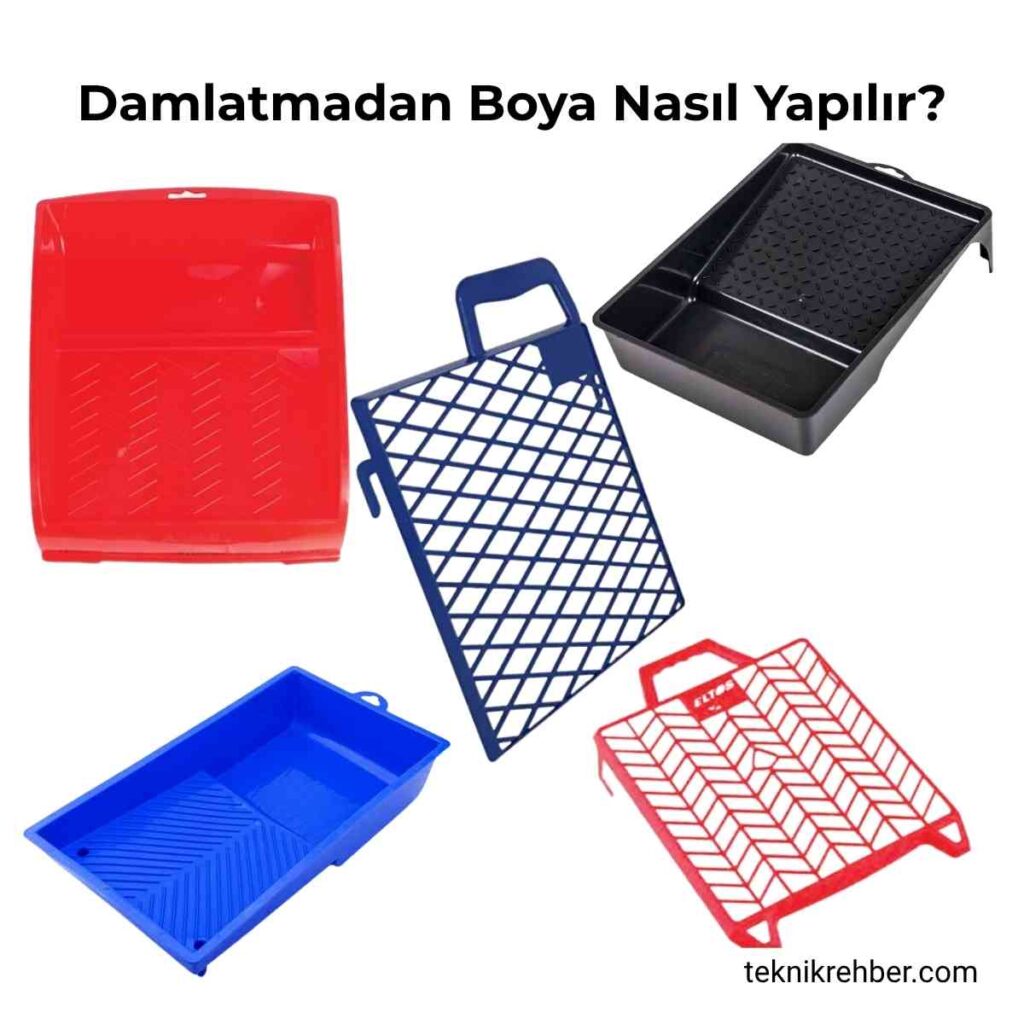 Damlatmadan Boya Nasıl Yapılır? Boyama Teknikleri ve Gerekli Araçlar 5 Damlatmamak için boya tavası veya boya ızgarası kullanın.