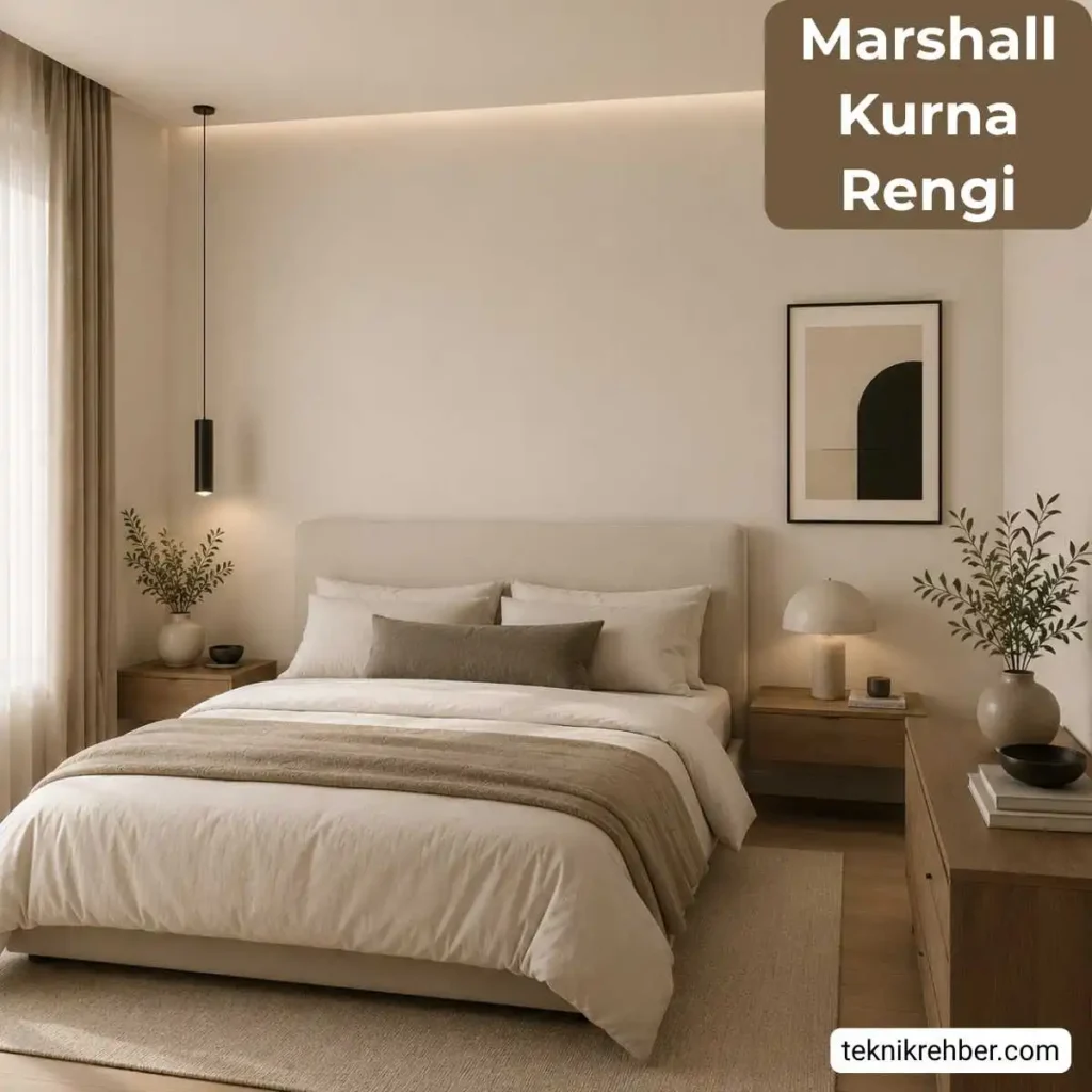 Marshall Kurna Rengi Nasıl Bir Renk? Yorumlar 3 Kurna rengi yatak odası