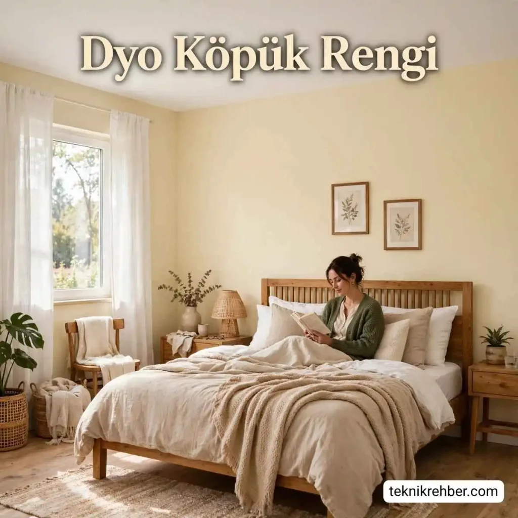 Dyo Köpük Rengi İle Boyanmış Duvarlar ve Yorumları 5 Dyo köpük rengi yatak odası.