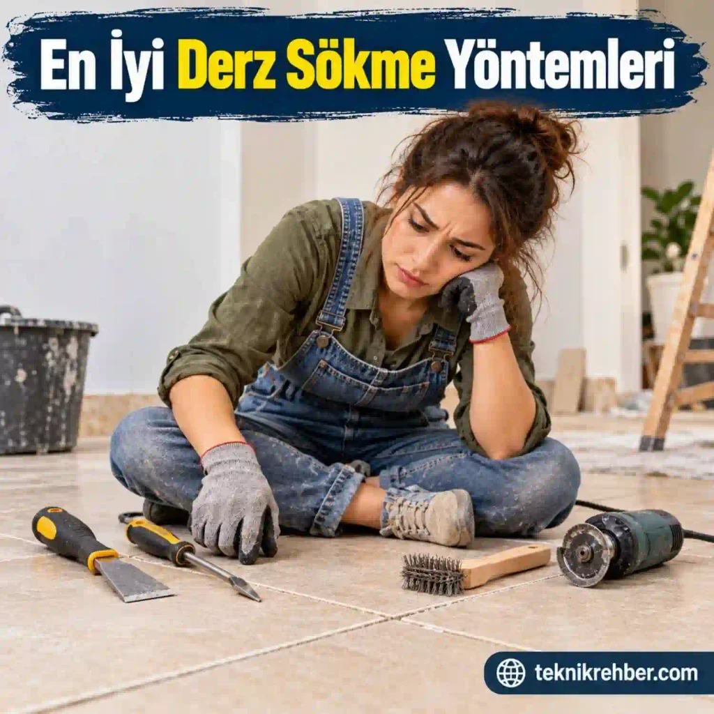 Derz Kazıma Yöntemleri: Eski Derzleri Kolayca Sökün 1 Derz kazıma.