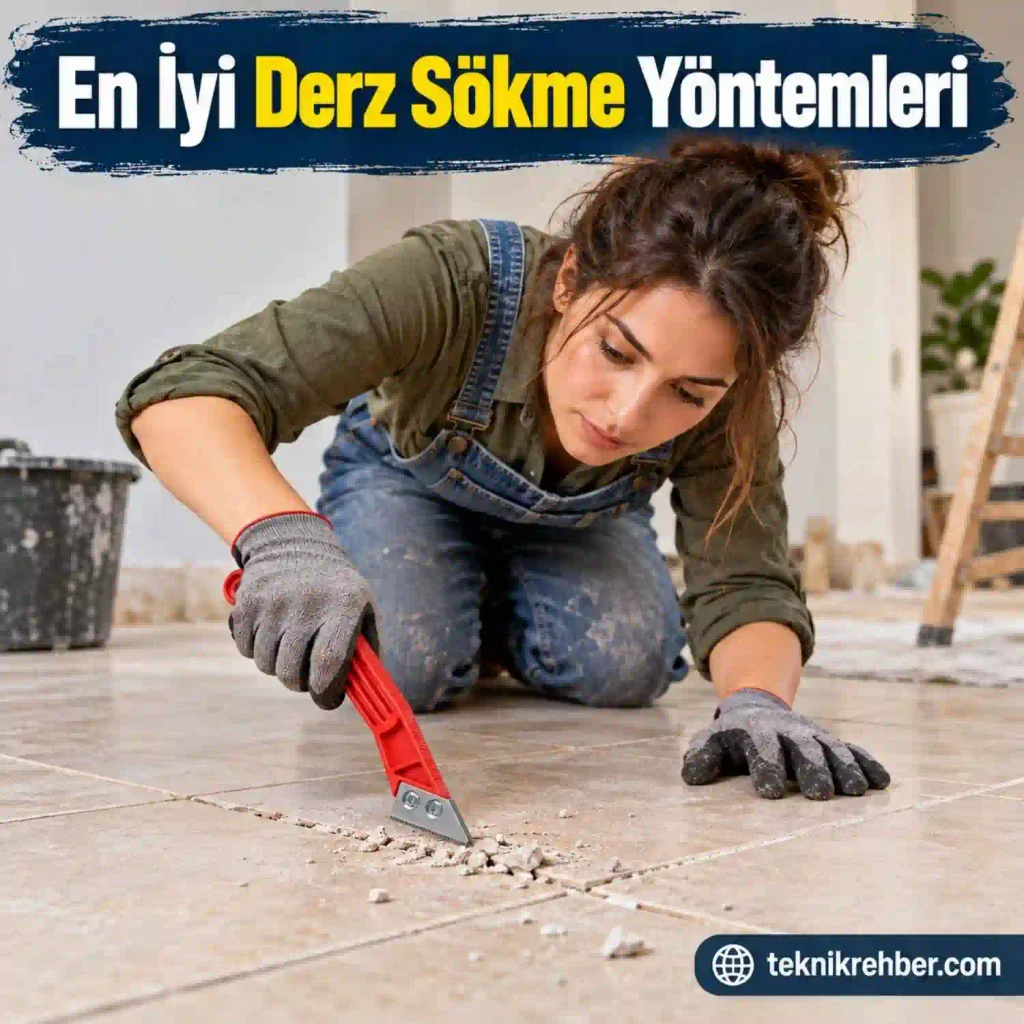 Derz Kazıma Yöntemleri: Eski Derzleri Kolayca Sökün 3 Derz kazıma aparatı.