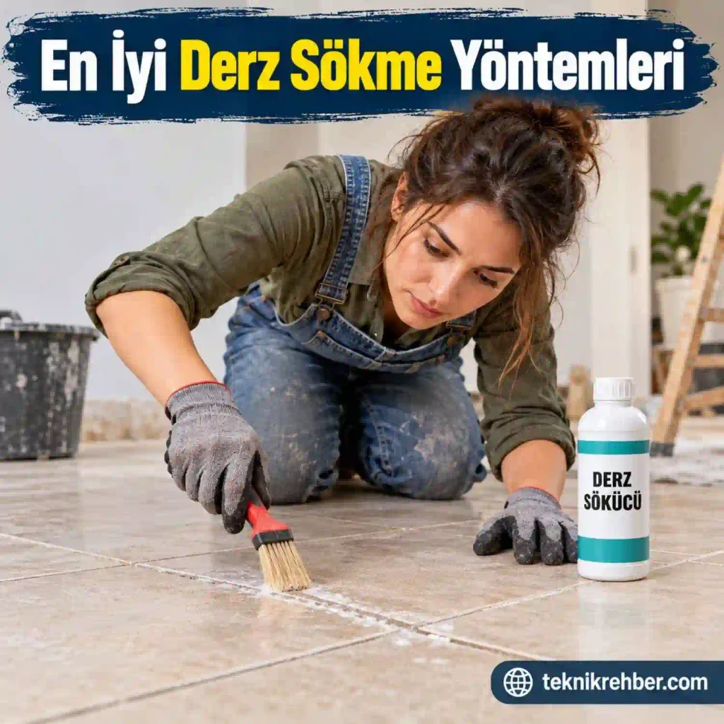 Derz Kazıma Yöntemleri: Eski Derzleri Kolayca Sökün 8 Derz sökücü.