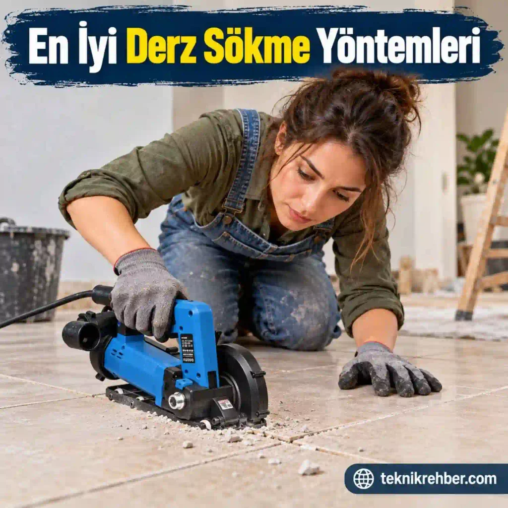Derz Kazıma Yöntemleri: Eski Derzleri Kolayca Sökün 7 Derz sökme makinesi.