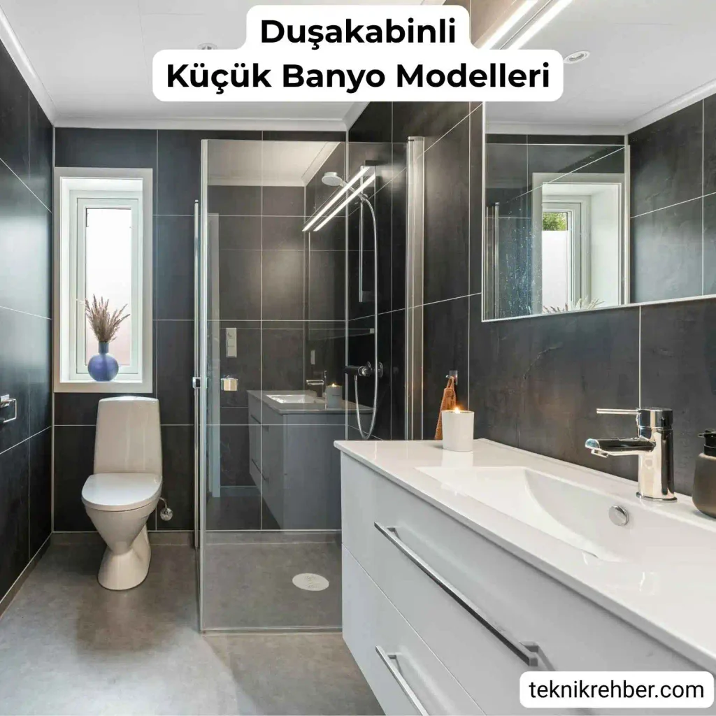Kullanışlı Küçük Banyo Modelleri: Tasarım ve Dizayn Önerileri 13 dusakabinli kucuk banyo modelleri 6