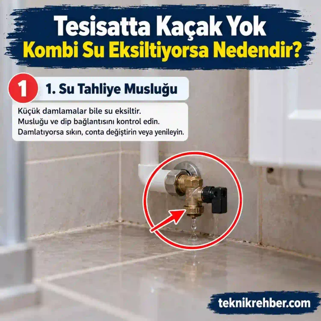 Tesisatta Kaçak Yok Kombi Su Eksiltiyorsa Nedendir? 2 kacak yok kombi su eksiltiyor 1