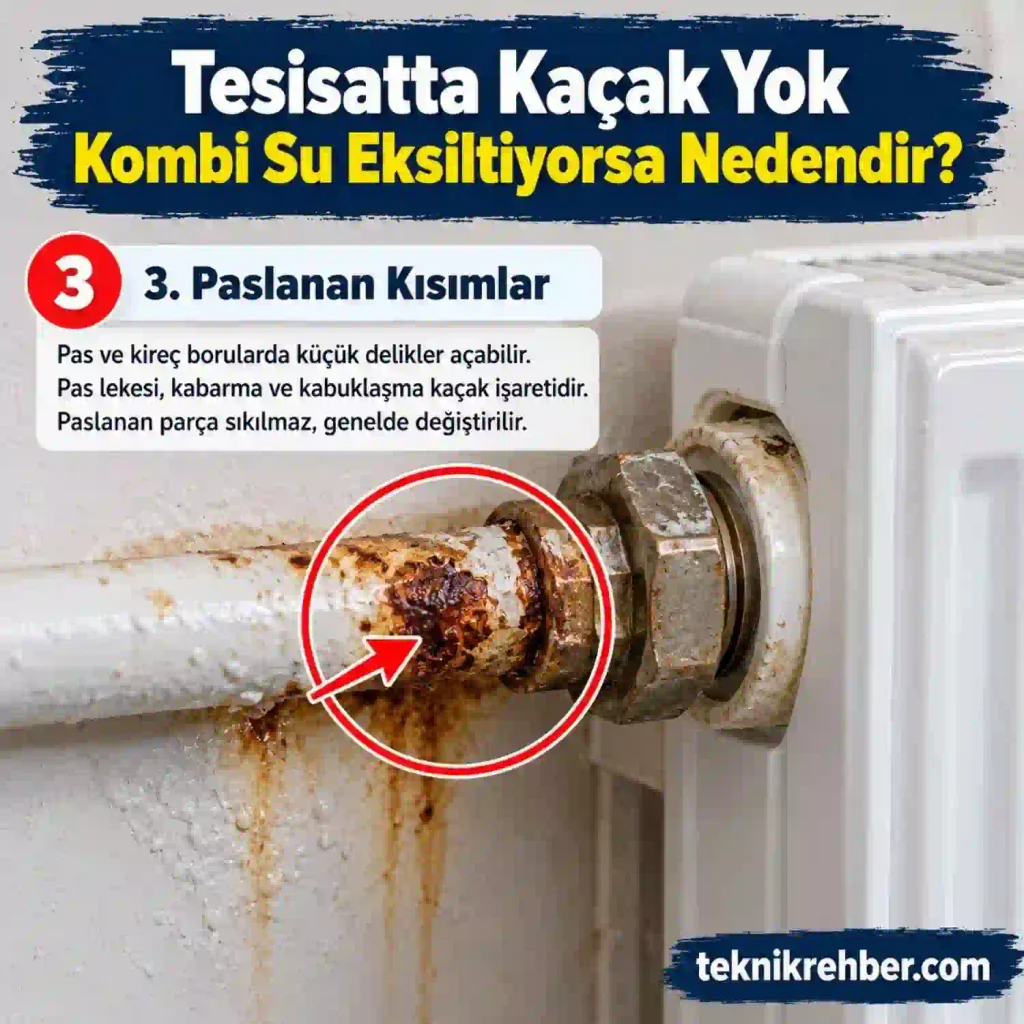 Tesisatta Kaçak Yok Kombi Su Eksiltiyorsa Nedendir? 4 kacak yok kombi su eksiltiyor 3
