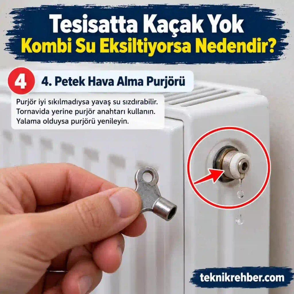 Tesisatta Kaçak Yok Kombi Su Eksiltiyorsa Nedendir? 5 kacak yok kombi su eksiltiyor 4