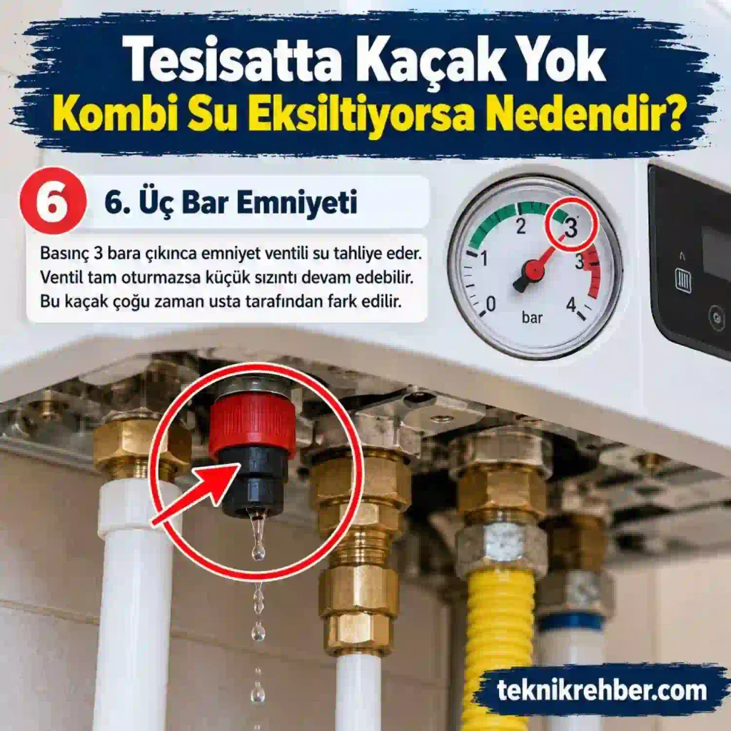 Tesisatta Kaçak Yok Kombi Su Eksiltiyorsa Nedendir? 7 kacak yok kombi su eksiltiyor 6