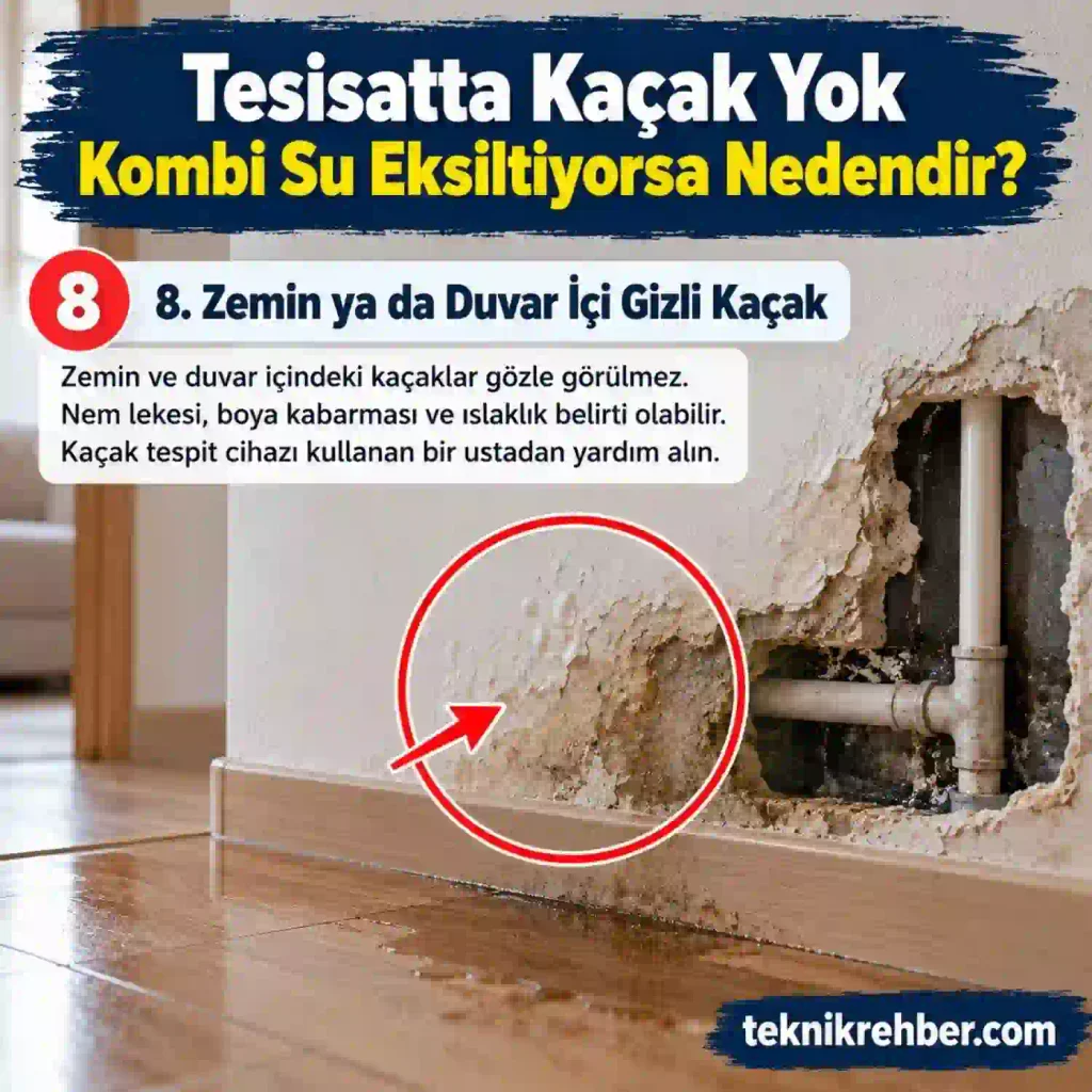Tesisatta Kaçak Yok Kombi Su Eksiltiyorsa Nedendir? 9 kacak yok kombi su eksiltiyor 8