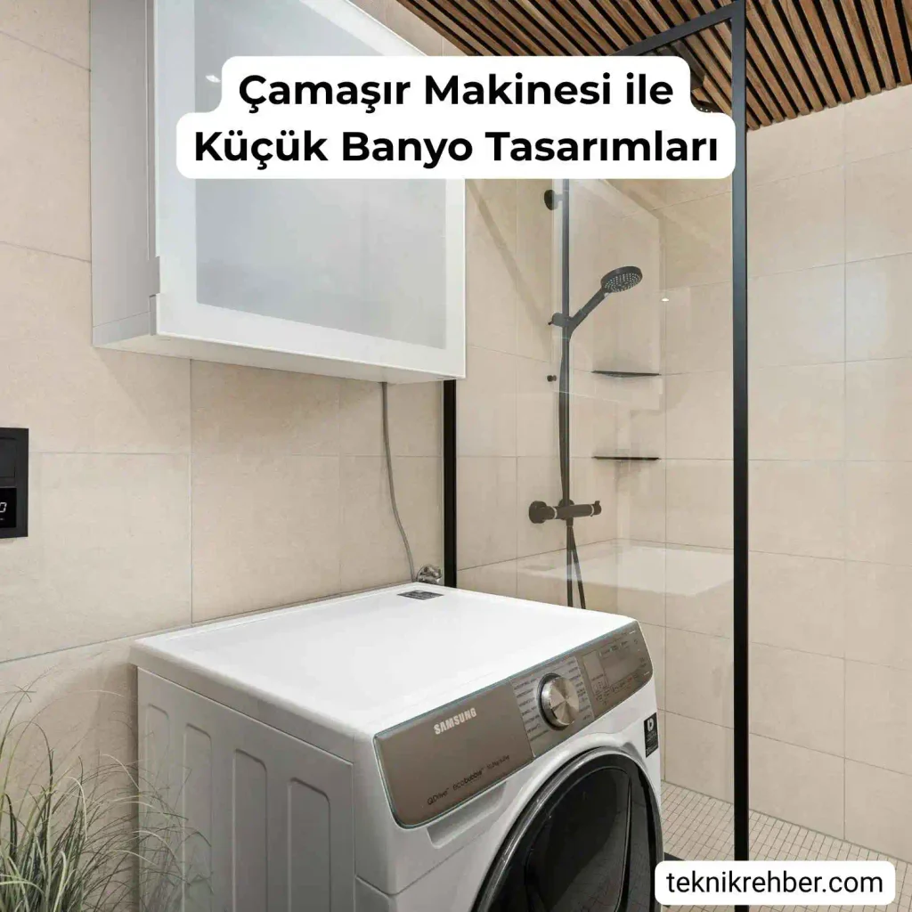 Kullanışlı Küçük Banyo Modelleri: Tasarım ve Dizayn Önerileri 18 kucuk banyo tasarimlari camasir makinesi ile 4