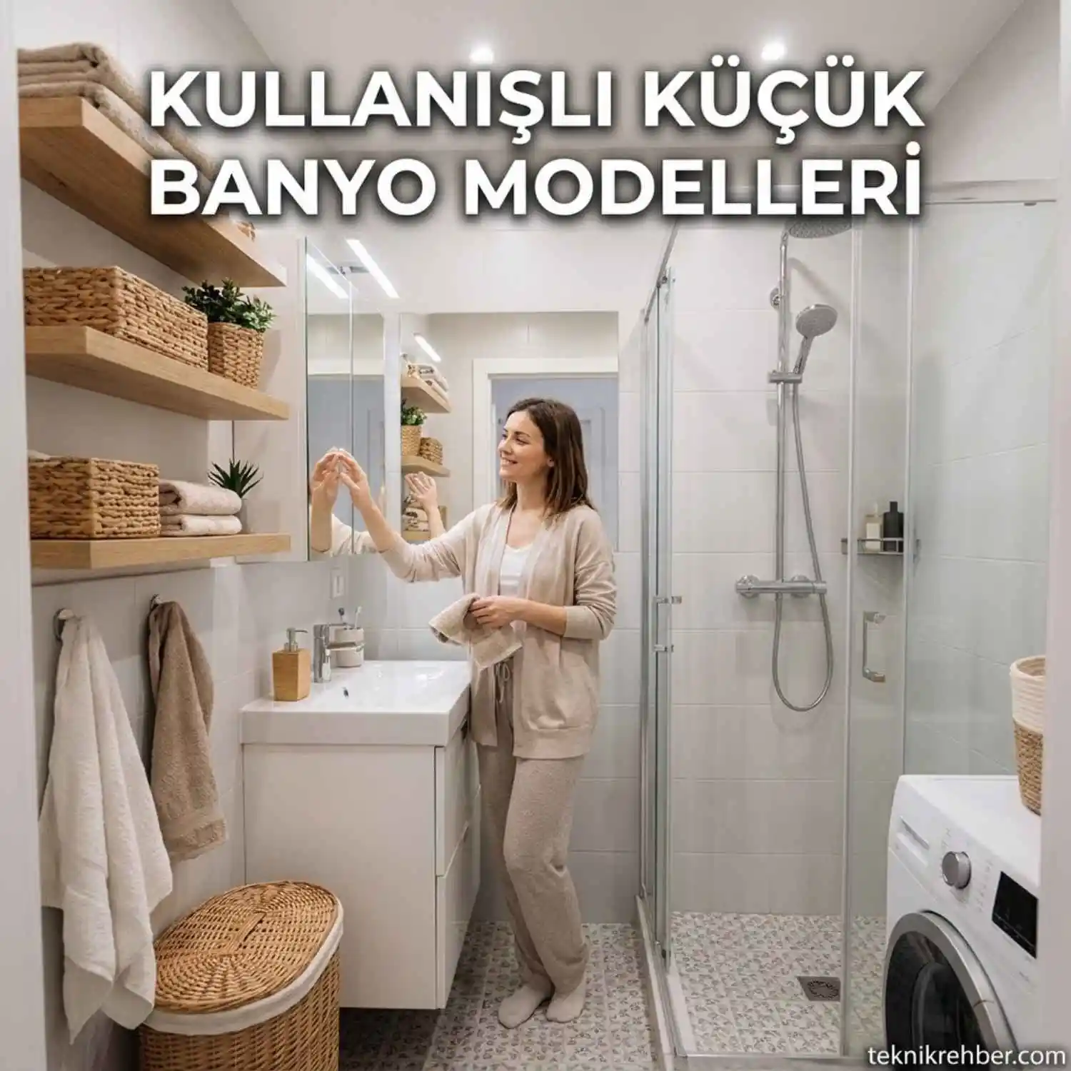 Kullanışlı Küçük Banyo Modelleri: Tasarım ve Dizayn Önerileri 1 Kullanışlı küçük banyo modelleri.